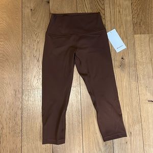 Lululemon Align HR Crop 21” Espresso